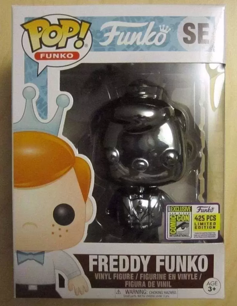 POP! Funko - Freddy Funko Tuxedo - Chrome Silver - SDCC
