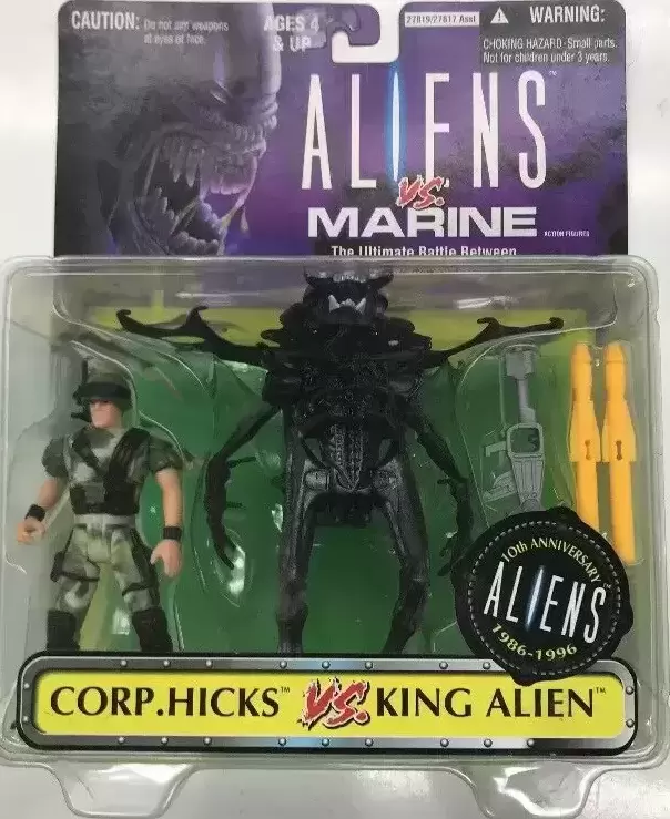 Corp. Hicks vs. King Alien 2-Pack from Aliens vs. Marine – Action Figures  and Collectible Toys