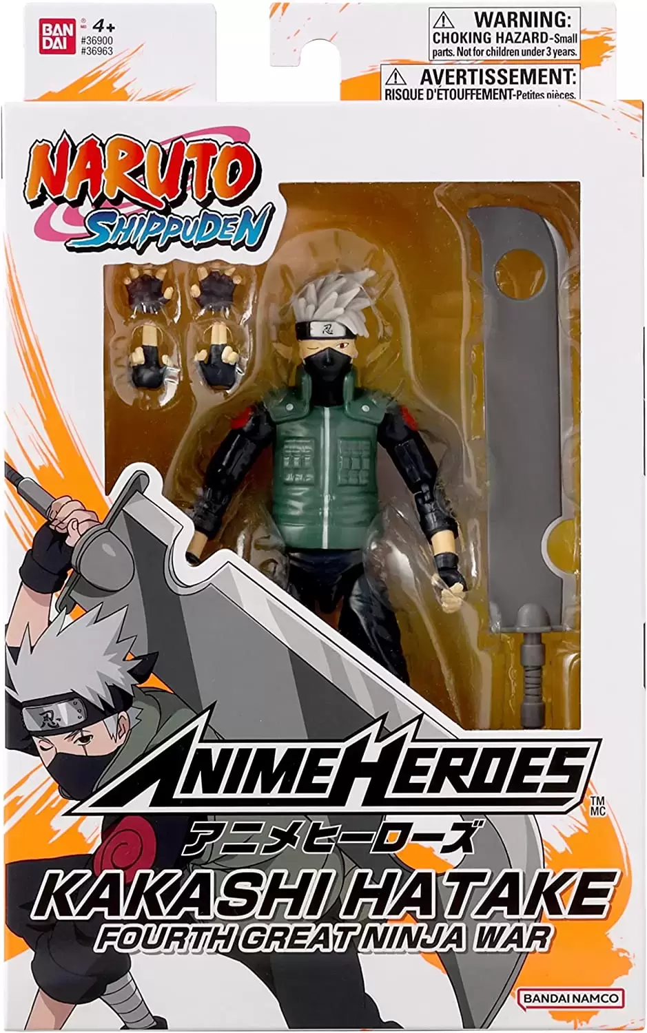 Anime Heroes - Bandai - Naruto Shippuden - Hatake Kakashi Fourth Great Ninja War
