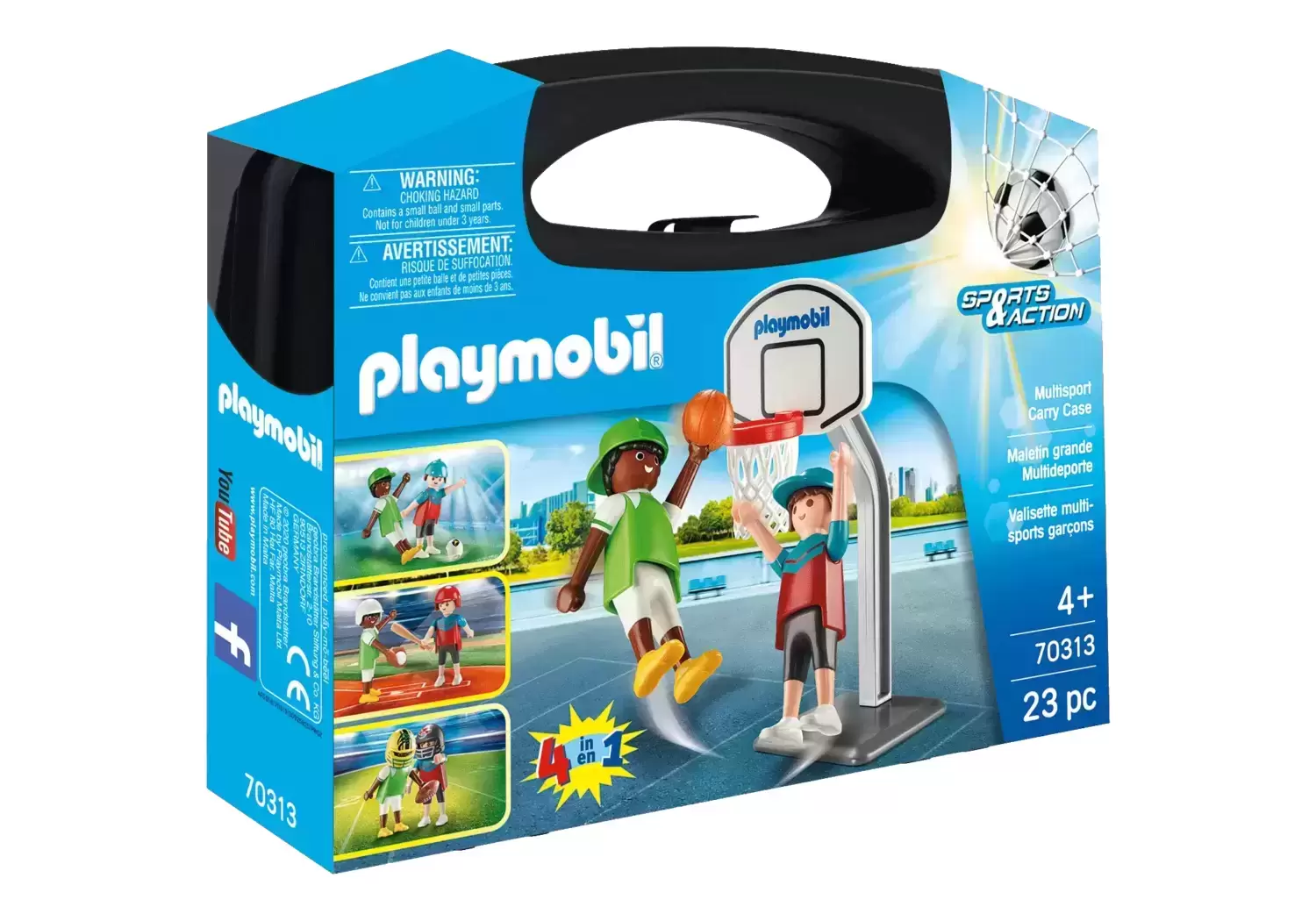Playmobil Sportifs - Valisette multi-sport garçon