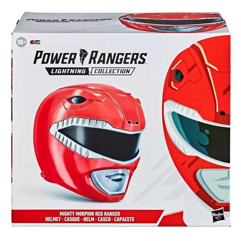 Power Rangers Hasbro - Lightning Collection - Mighty Morphin Red Ranger Helmet