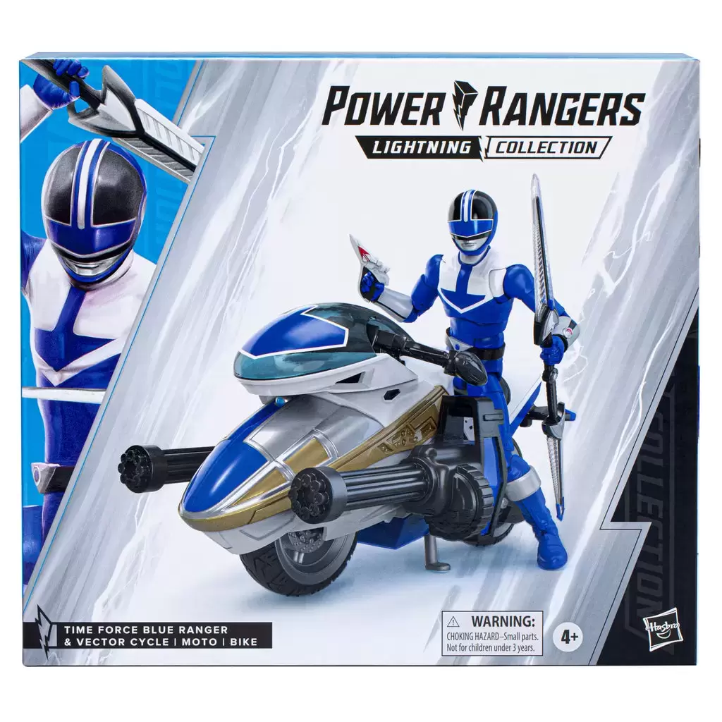 Power Rangers Hasbro - Lightning Collection - Time Force Blue Ranger and Vector Cycle