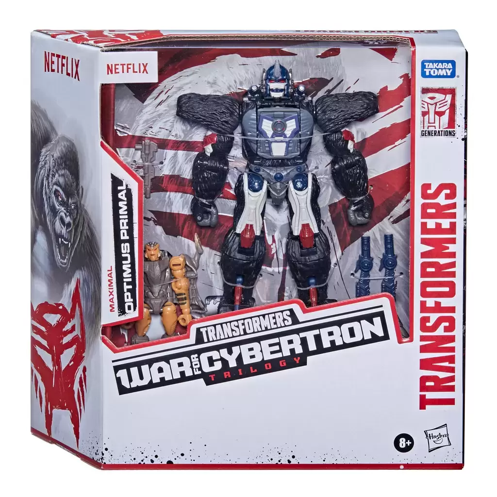 Transformers War for Cybertron Trilogy - Optimus Primal and Rattrap