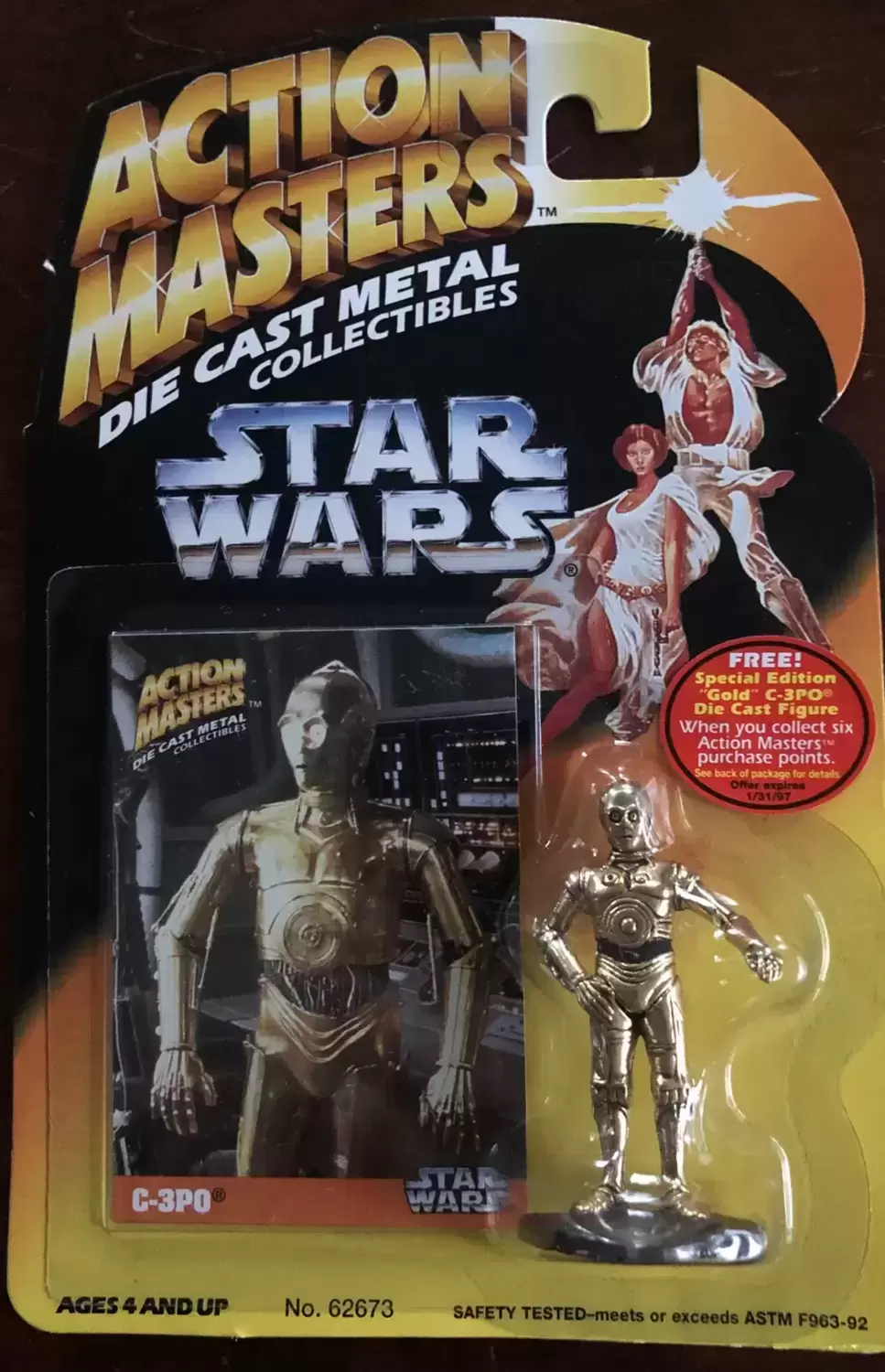 Action Masters - Die Cast Metal Collectibles - Star Wars - C-3PO