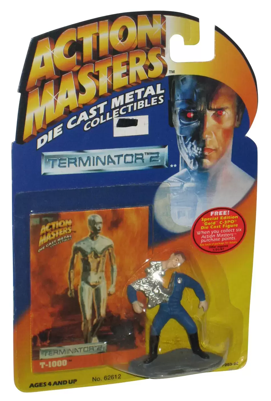 Action Masters - Die Cast Metal Collectibles - Terminator - T-1000