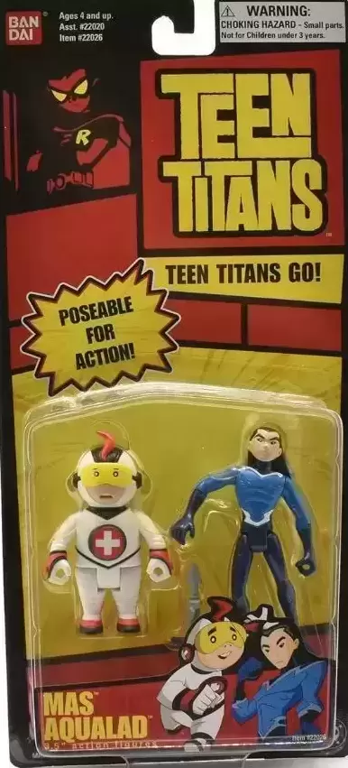 Bandai - Teen Titans - Mas & Aqualad