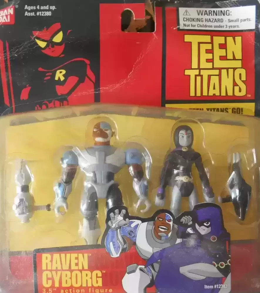 Bandai - Teen Titans - Raven & Cyborg