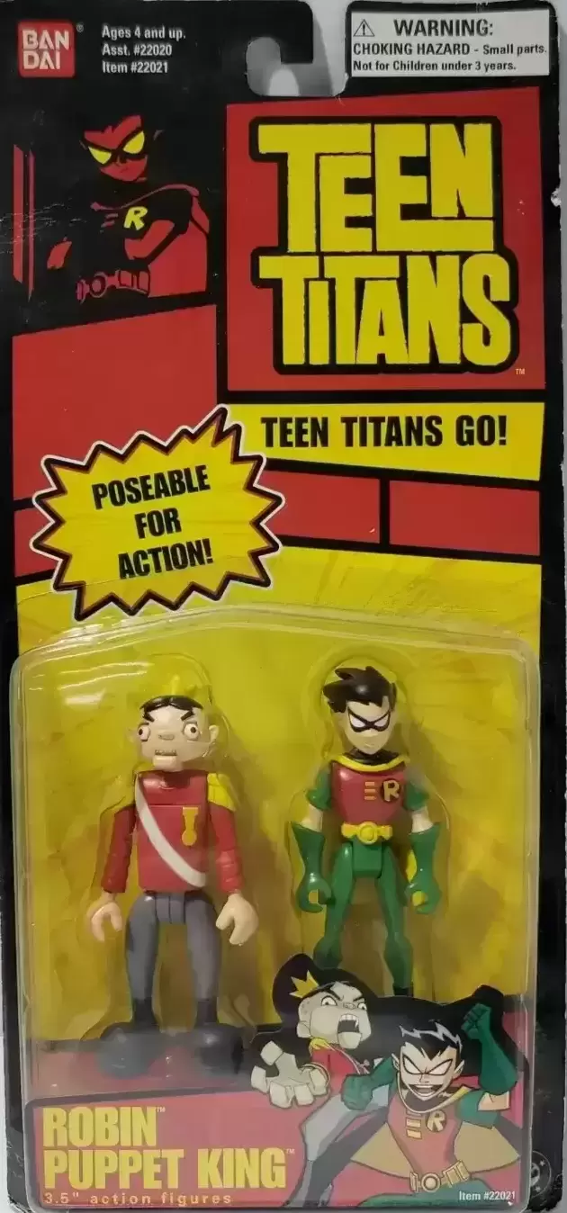 Bandai - Teen Titans - Robin & Puppet King