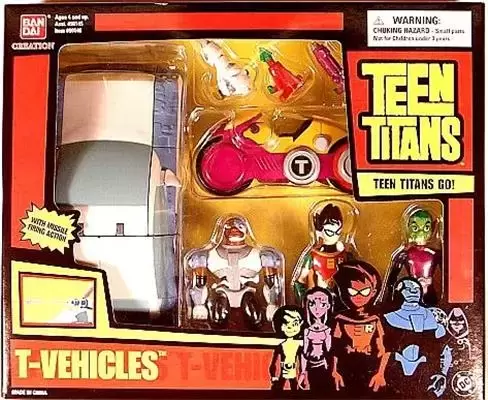 Bandai - Teen Titans - T-Vehicles