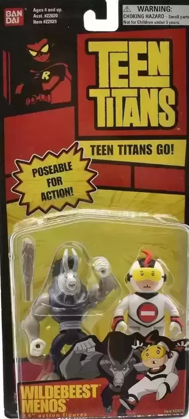 Bandai - Teen Titans - Wildebeest & Menos