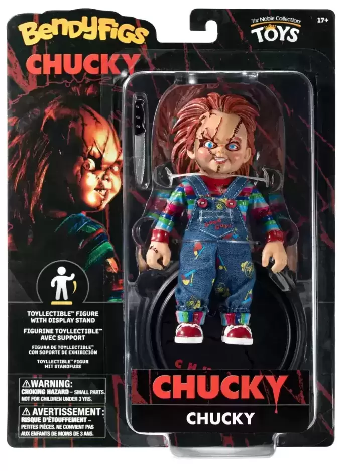 BendyFigs - Noble Collection Toys - HORROR - Chucky