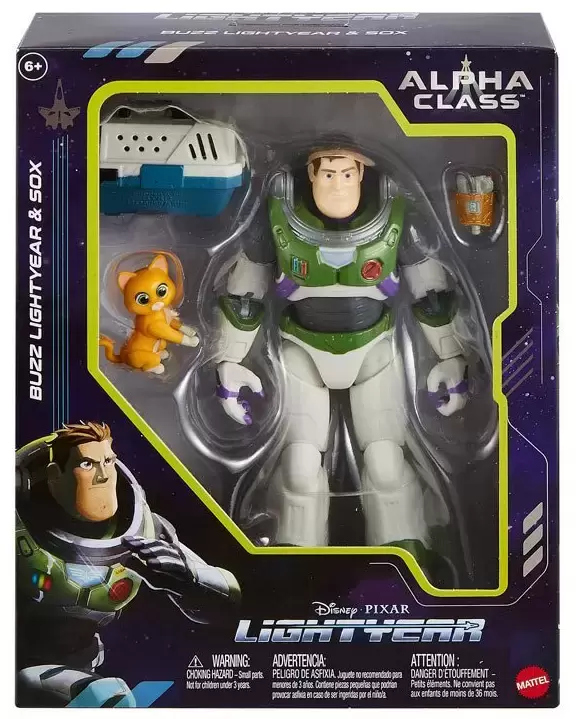 Lightyear - Mattel - Alpha Class - Buzz Lightyear & Sox