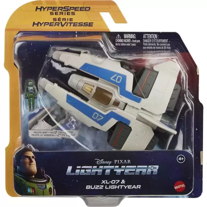 Lightyear - Mattel - Hyperspeed Series - XL-07 and Buzz Lightyear