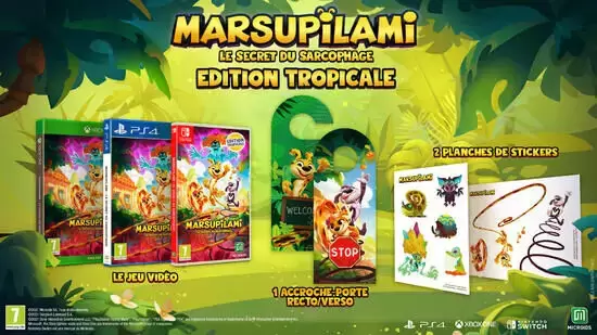 Jeux PS5 - Marsupilami - Le Secret Du Sarcophage