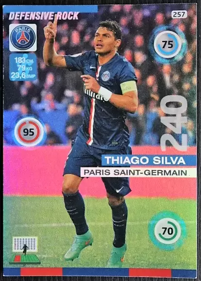 Adrenalyn XL : 2015-2016 (France) - Thiago Silva - Paris Saint-Germain