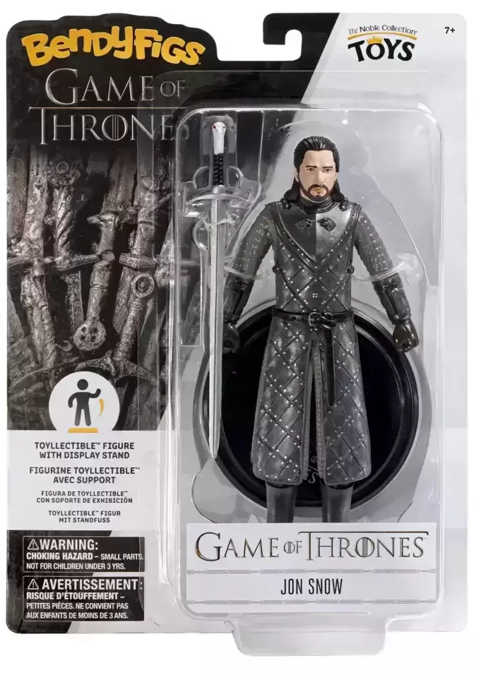 BendyFigs - Noble Collection Toys - GAME OF THRONES - Jon Snow