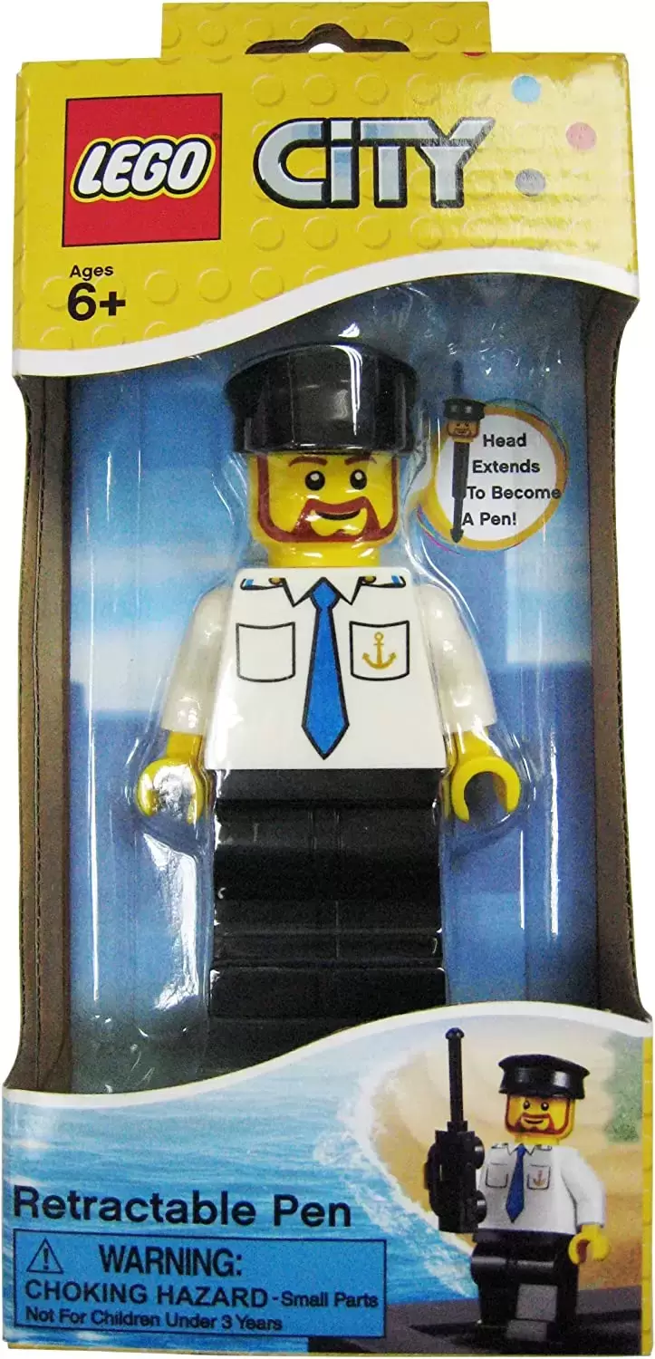 Other LEGO Items - Retractable Pen Harbor Captain