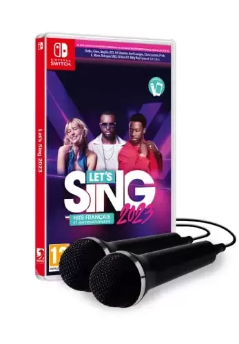 Jeux Nintendo Switch - Let\'s Sing 2023 + 2 Micros