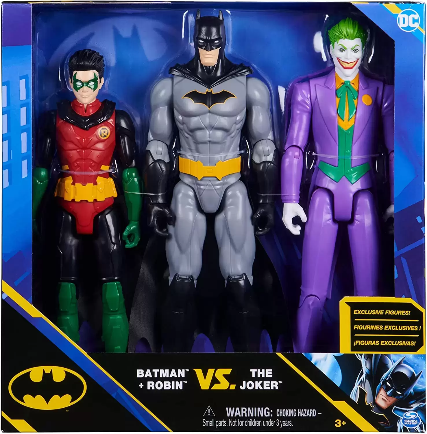 DC by Spin Master - Batman + Robin  VS. The Joker