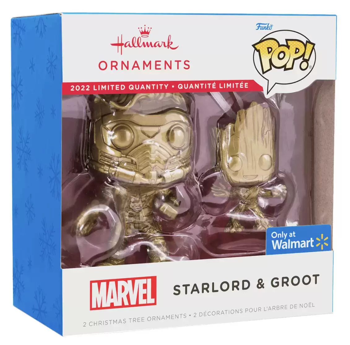 Funko Ornaments - Marvel - Star-Lord & Groot Gold
