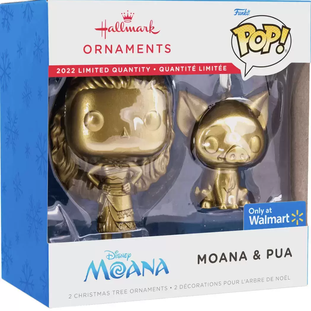 Funko Ornaments - Moana - Moana & Pua Gold