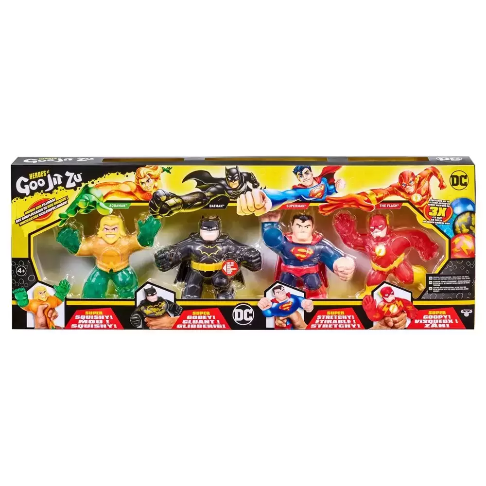 Heroes of Goo Jit Zu - DC Comics - 4 Pack