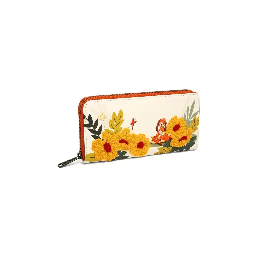 Loungefly - PORTEFEUILLE FLORAL / ROX ET ROUKY