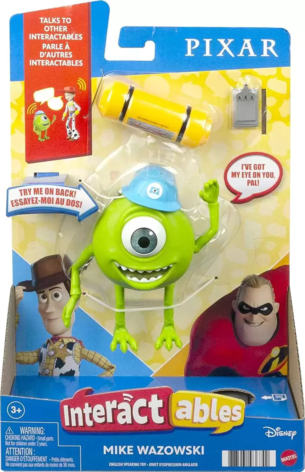 Pixar Action Figures - Mattel - Interactables Mike Wazowski