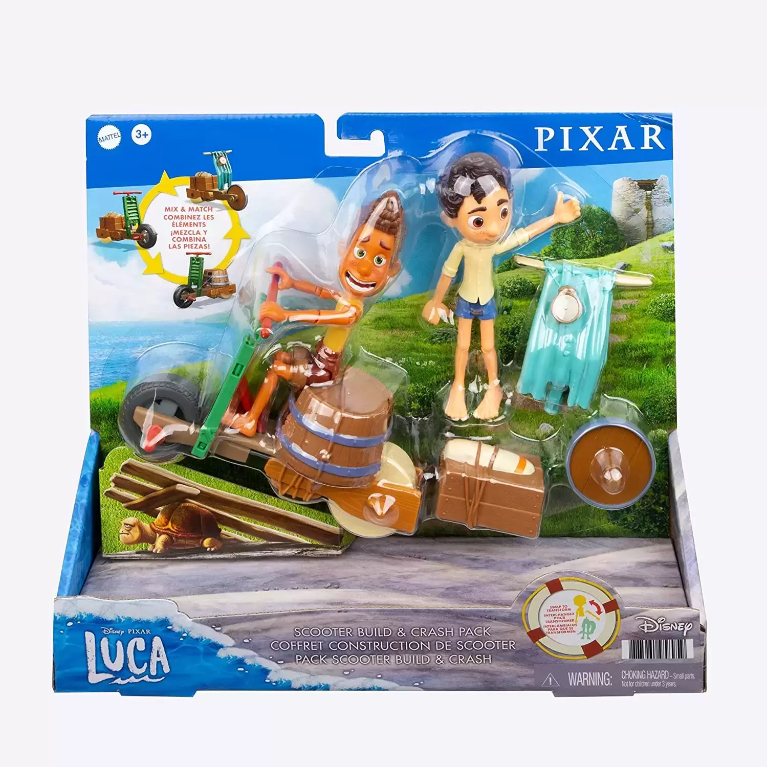 Pixar luca stargazers pack com luca paguro