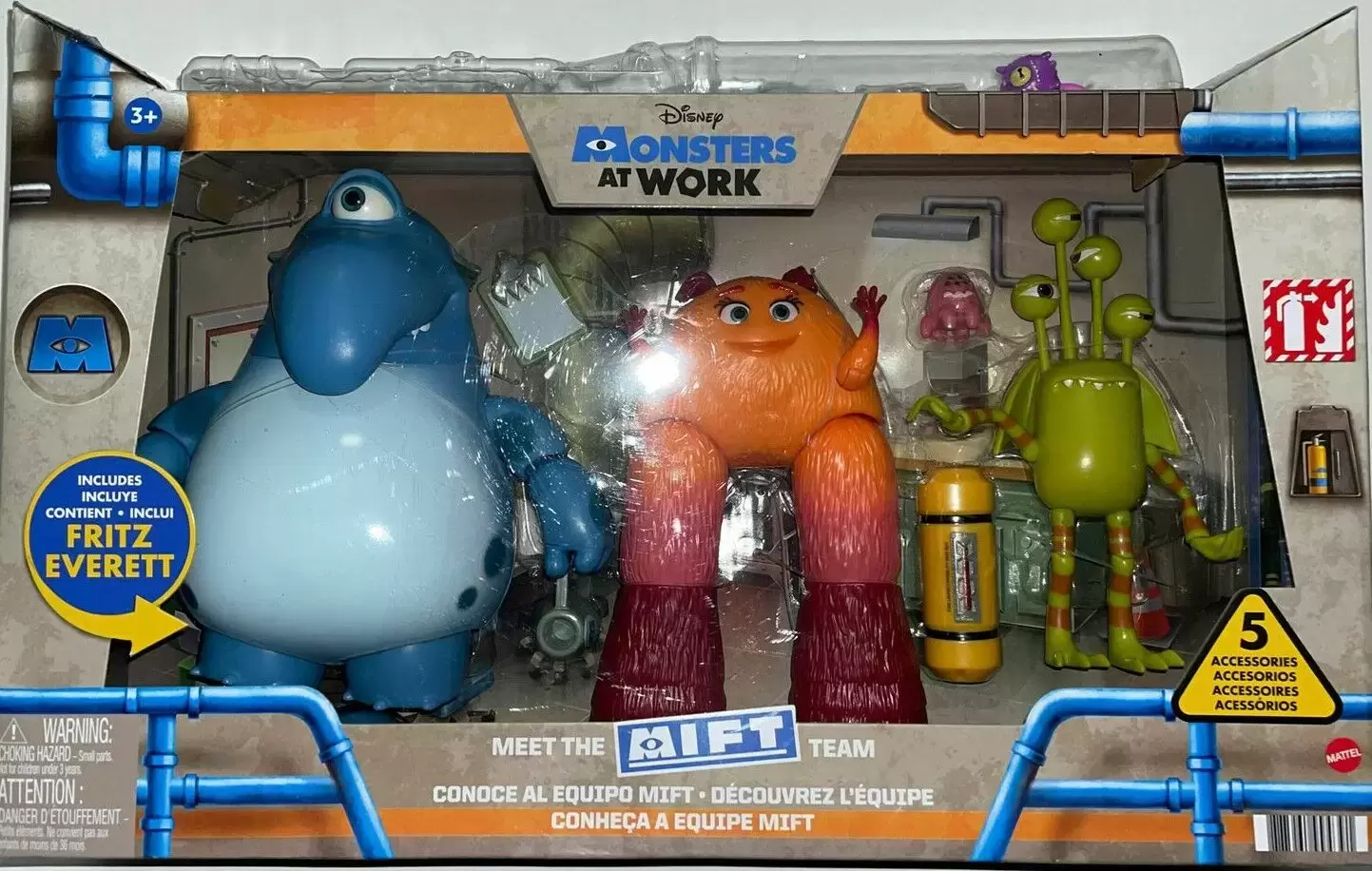 Monsters at Work - Meet the MIFT Team Figures Pack