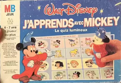 MB - Milton Bradley - MB - J’apprends avec Mickey
