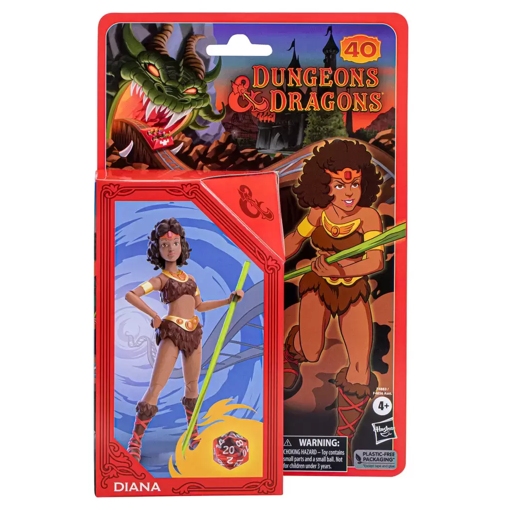 Dungeons & Dragons - Hasbro - Dungeons & Dragons Cartoon Classics Diana F4883