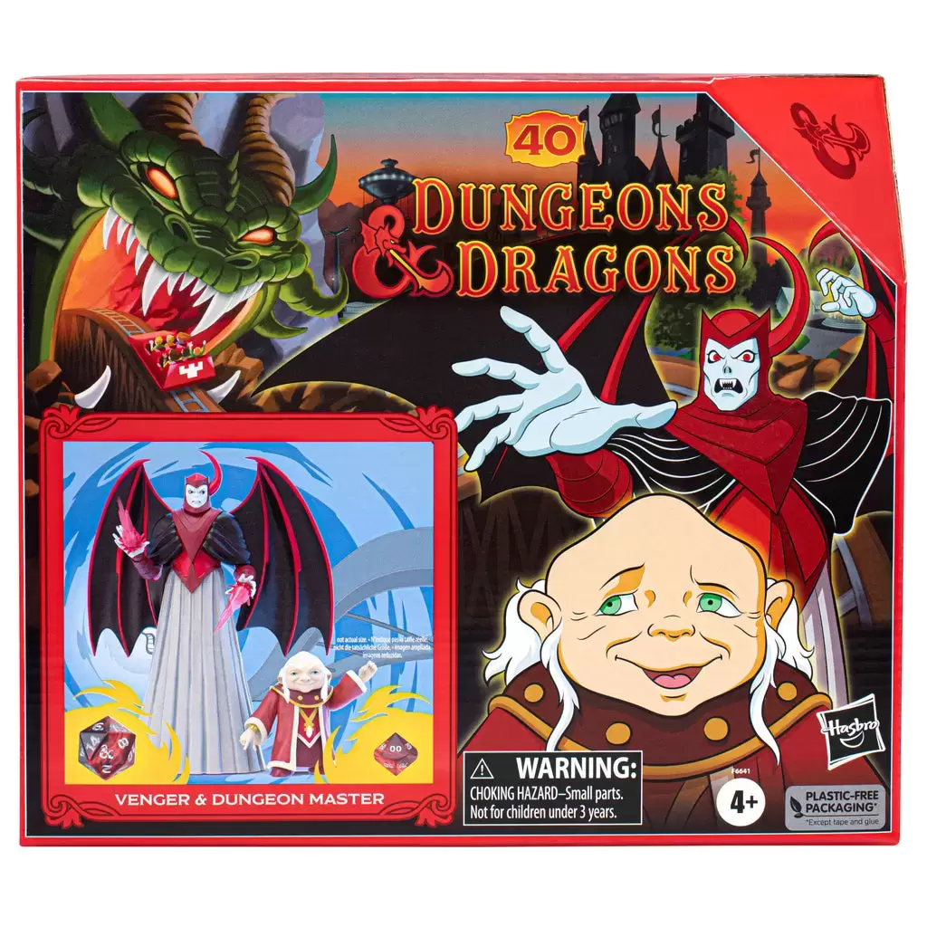 Dungeons & Dragons - Hasbro - Dungeons & Dragons Cartoon Classics Scale Dungeon Master & Venger F6641