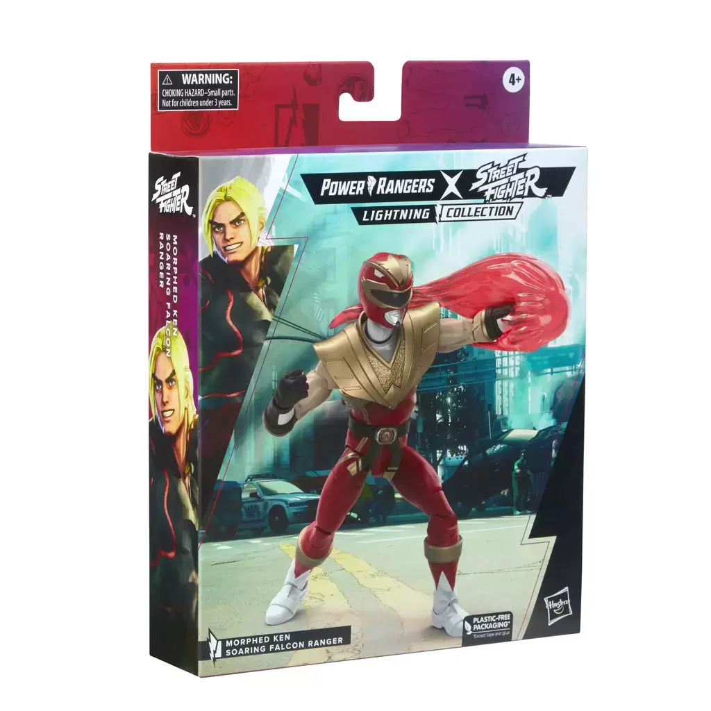 Power Rangers Hasbro - Lightning Collection - Power Rangers X Street Fighter - Morphed Ken Soaring Falcon