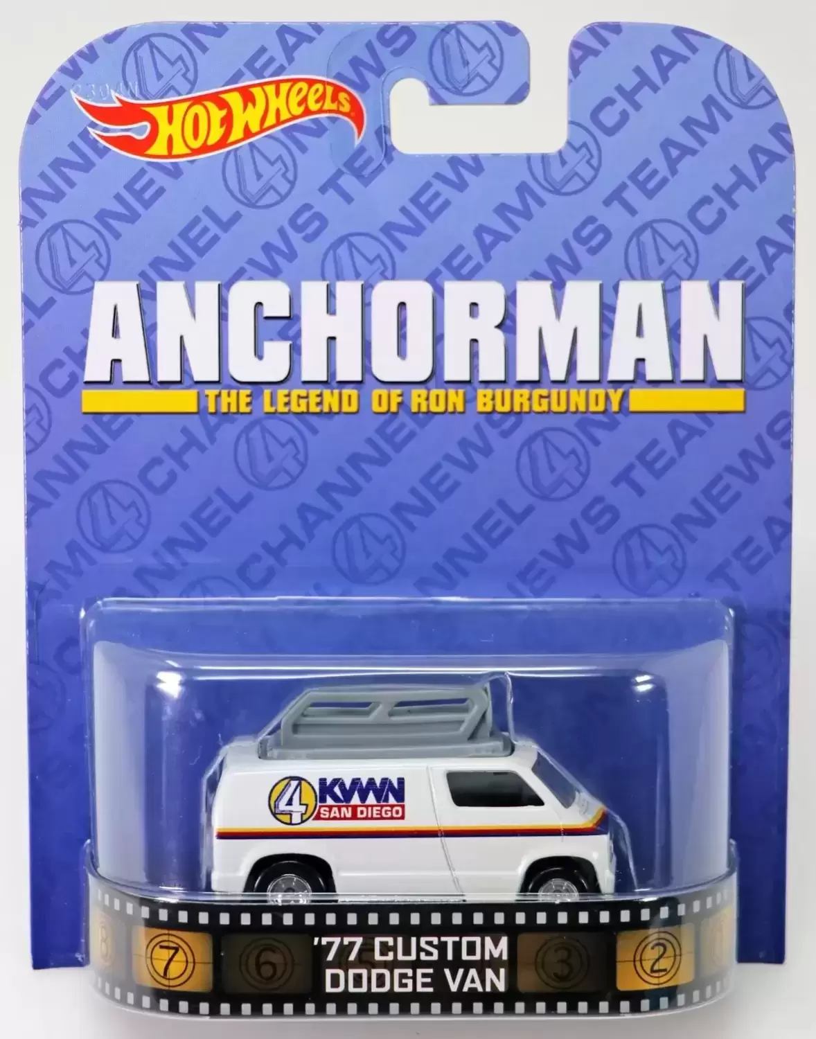 Retro Entertainment Hot Wheels - Anchorman: The Legend of Ron Burgundy - 77 Custom Dodge Van