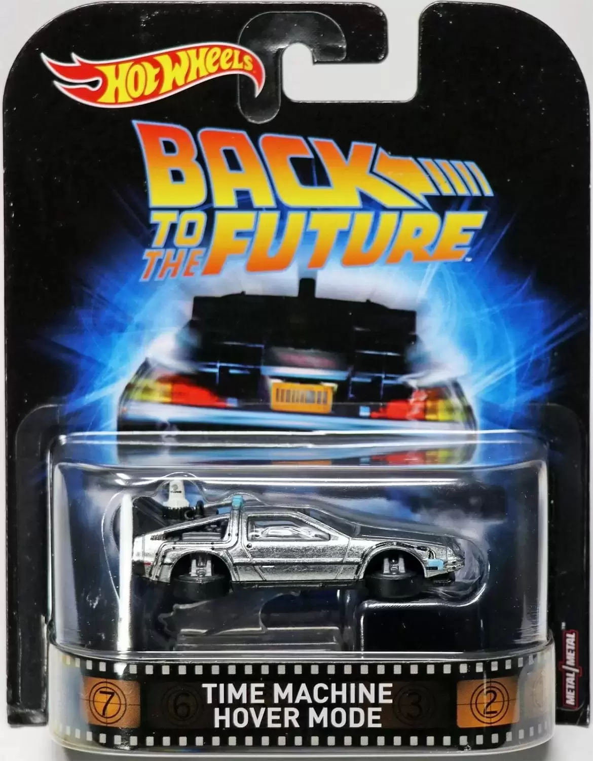 Retro Entertainment Hot Wheels - Back to the Future - Time Machine Hover Mode