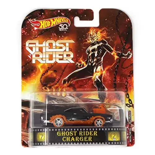 Retro Entertainment Hot Wheels - Ghost Rider - Ghost Rider Charger