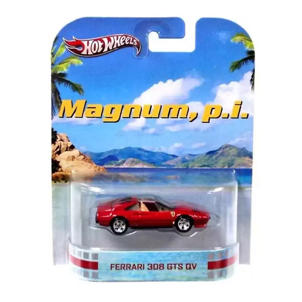 Retro Entertainment Hot Wheels - Magnum P.I. - Ferrari 308 GTS QV