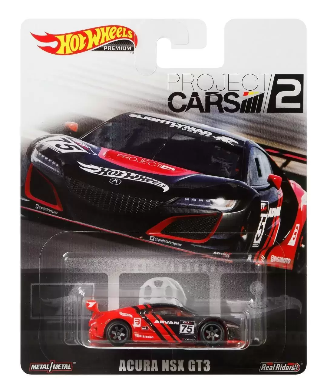 Retro Entertainment Hot Wheels - Project Cars 2 - Acura NSX GT3