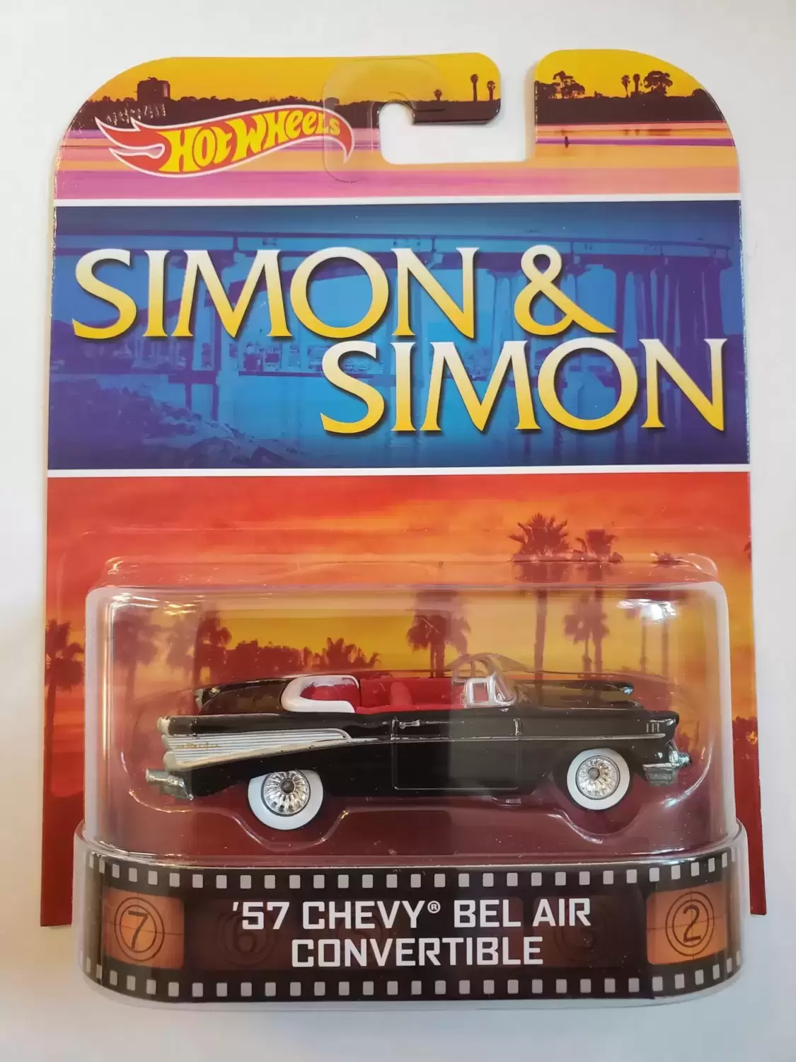 Retro Entertainment Hot Wheels - Simon & Simon - 57 Chevy Bel Air Convertible