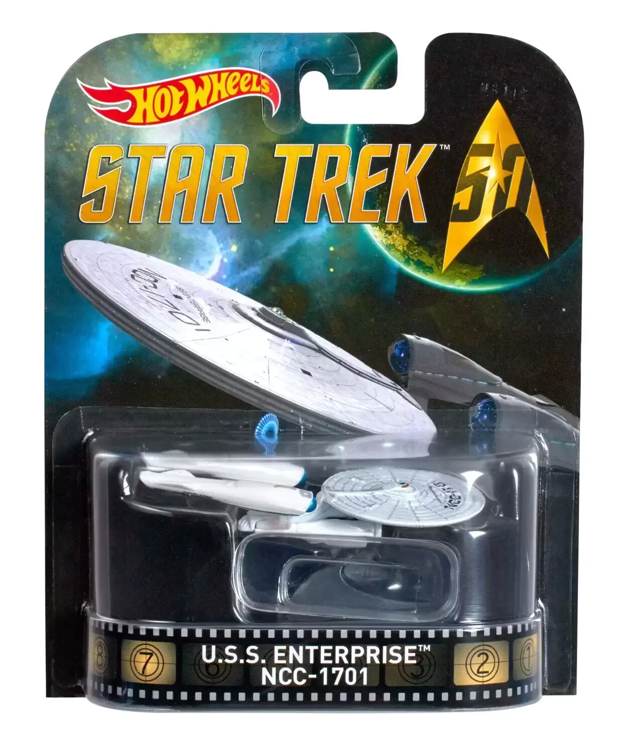 Retro Entertainment Hot Wheels - Star Trek - U.S.S. Enterprise NCC-1701