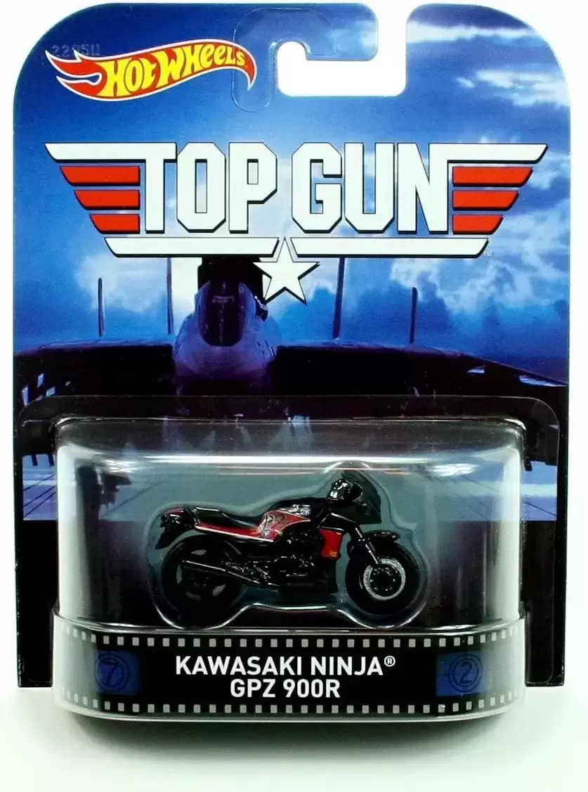 Retro Entertainment Hot Wheels - Top Gun - Kawasaki Ninja GPZ 900R