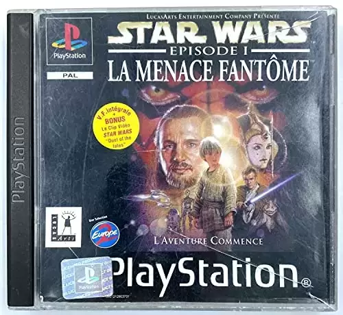 Jeux Playstation PS1 - Star Wars - La Menace Fantôme
