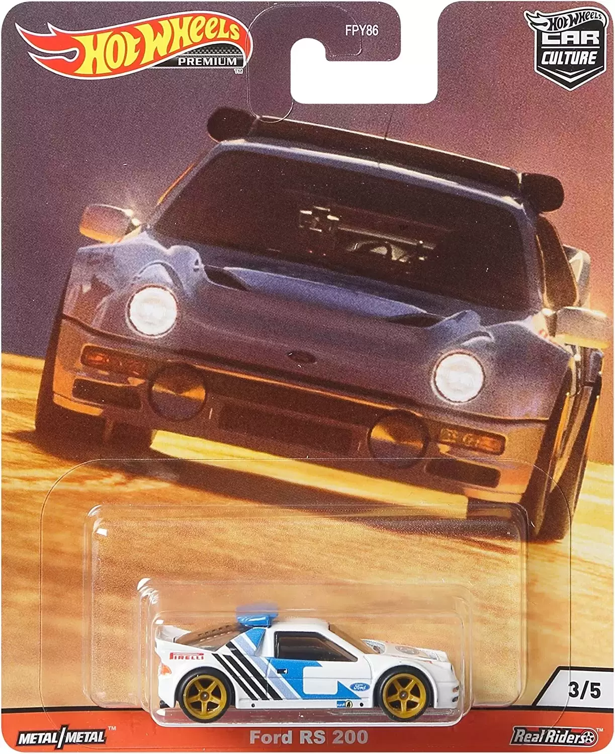 Hot Wheels - Car Culture - Thrill Climbers - Ford RS 200