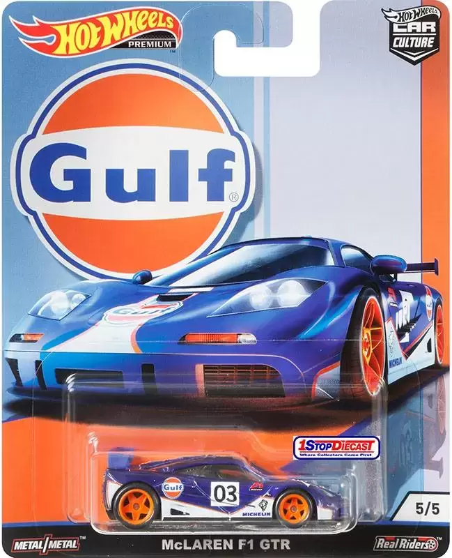 Hot Wheels - Car Culture - Gulf - McLaren F1 GTR