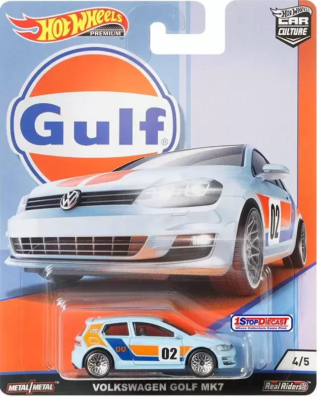 Hot Wheels - Car Culture - Gulf - Volkswagen Golf Mk7