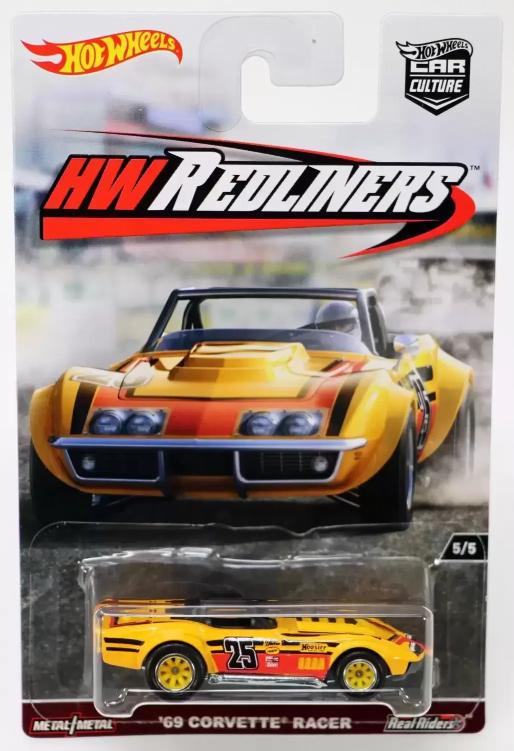 Hot Wheels - Car Culture - HW Redliners - 69 Corvette Racer