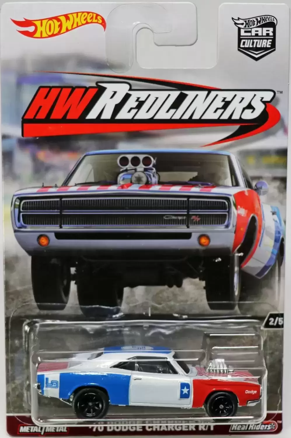 Hot Wheels - Car Culture - HW Redliners - 70 Dodge Charger R/T
