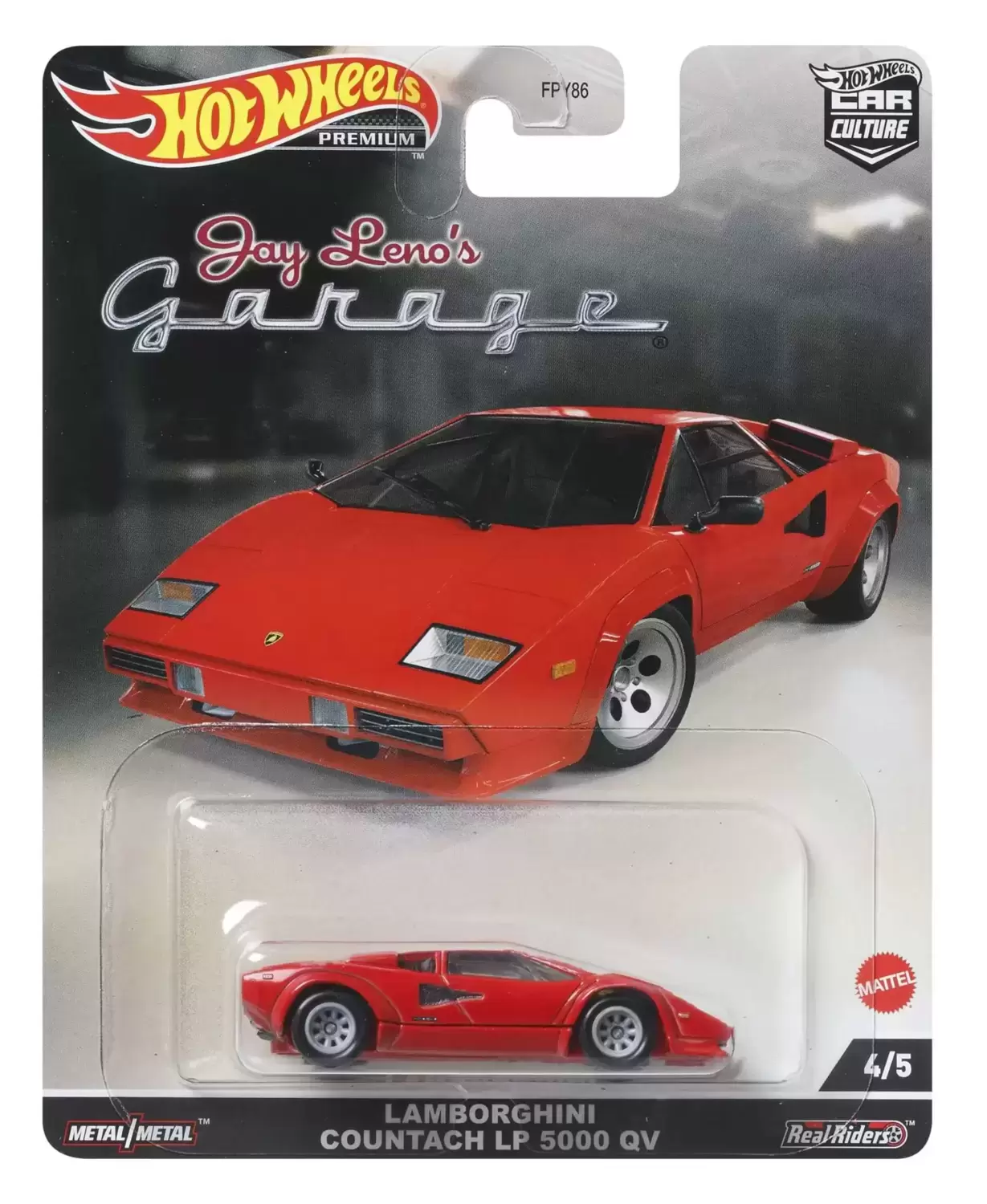 Hot Wheels - Car Culture - Jay Leno\'s Garage - Lamborghini Countach LP 5000 QV