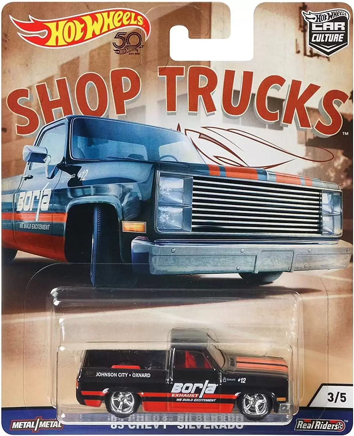 Hot Wheels - Car Culture - Shop Trucks - 83 Chevy Silverado